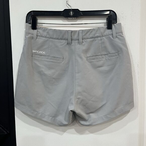 Women’s Macade Gray Slim Fit Golf Shorts Size Medium - Picture 2 of 4